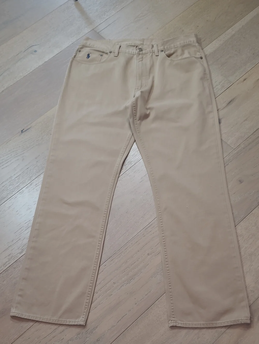 Polo Ralph Lauren Jeans Men's sz 36*/32* 650 Straight Leg Light Brown Pants
